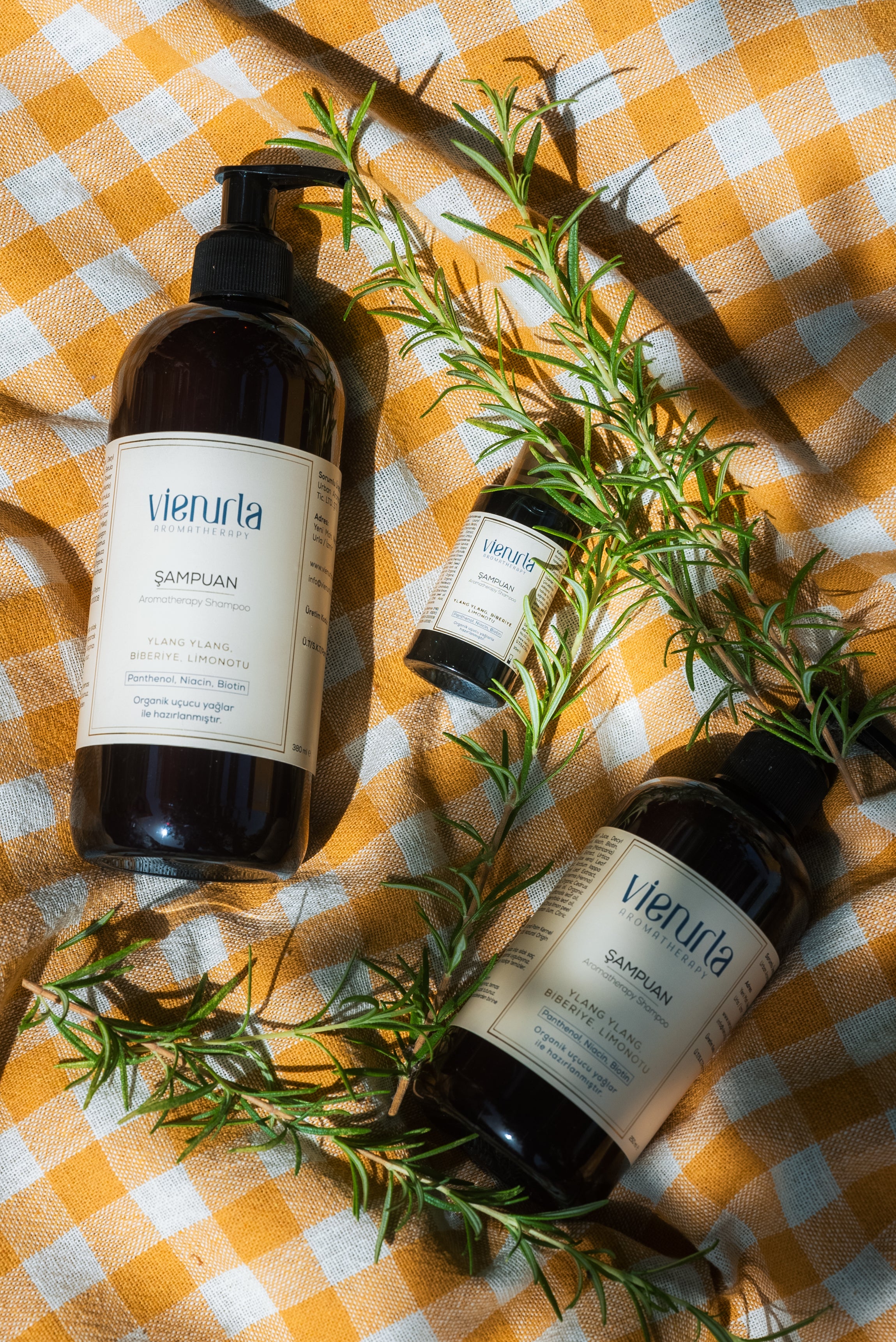 Limonotu & Ylang Ylang & Biberiye Aromaterapötik Etkili Şampuan